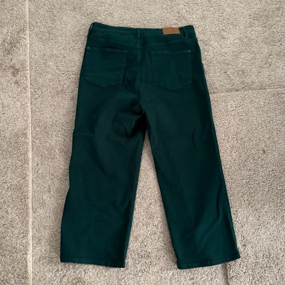 Judy Blue Teal Hailey Wide-Leg Cropped Pants - Picture 5 of 7